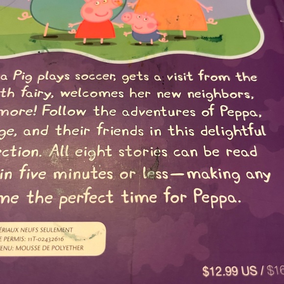 Peppa Pig Five-Minute Peppa Stories kids book - Picture 9 of 13